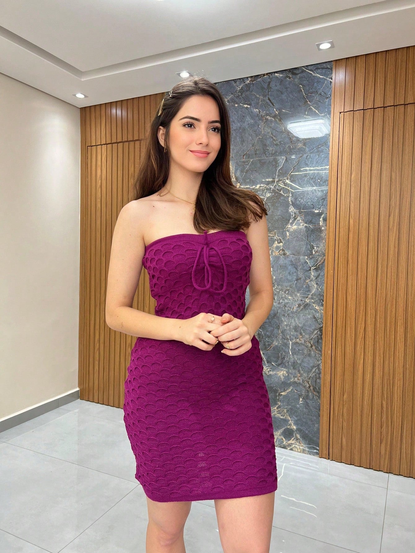 Vestido Tricô Curto | Conforto e Estilo em 1 Peça!
