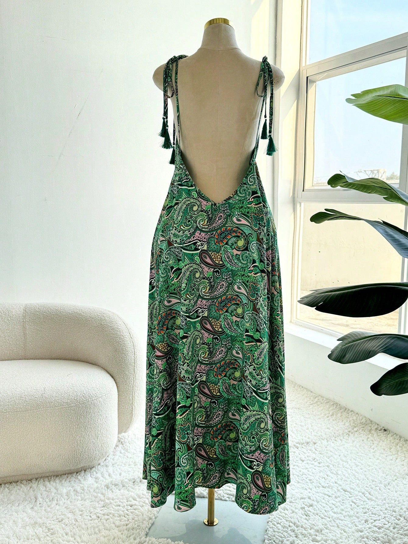 Vestido Midi Plus Size - Estilo Boho – Tamanhos G ao G4