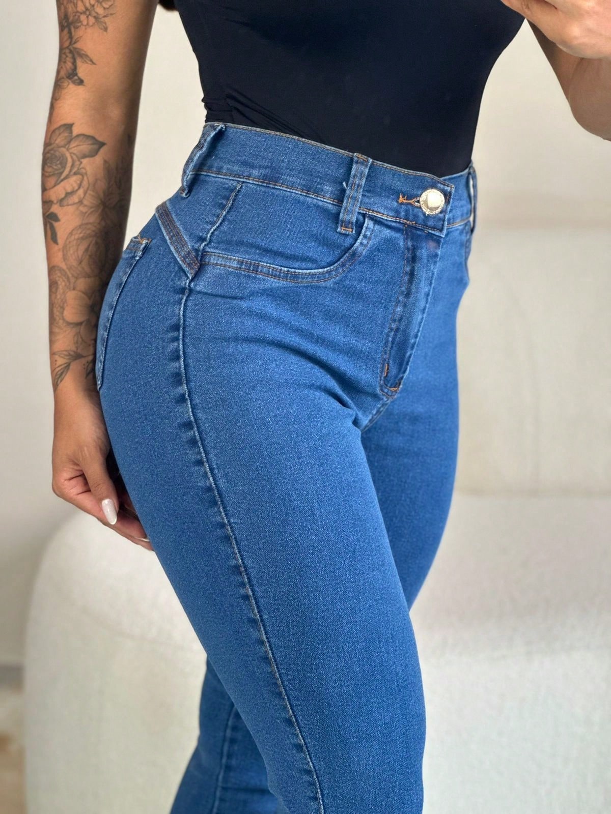 Calça Jeans Feminina Skinny | 6 Tamanhos e Conforto Absoluto