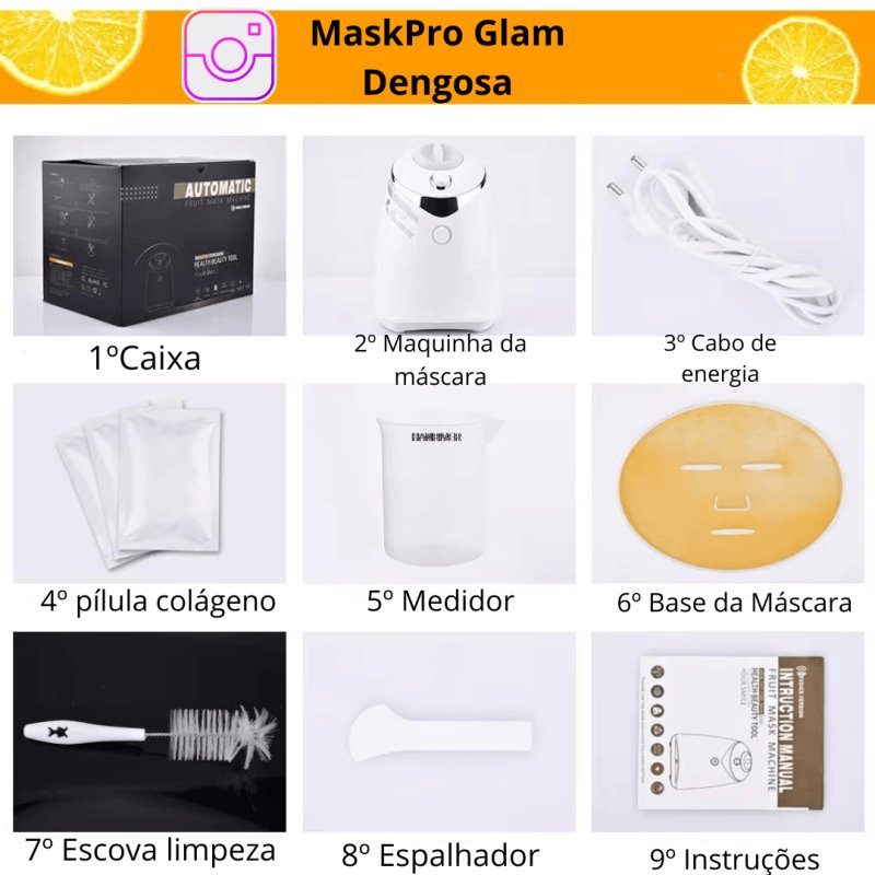 Máscara facial MaskPro Glam - Dengosa
