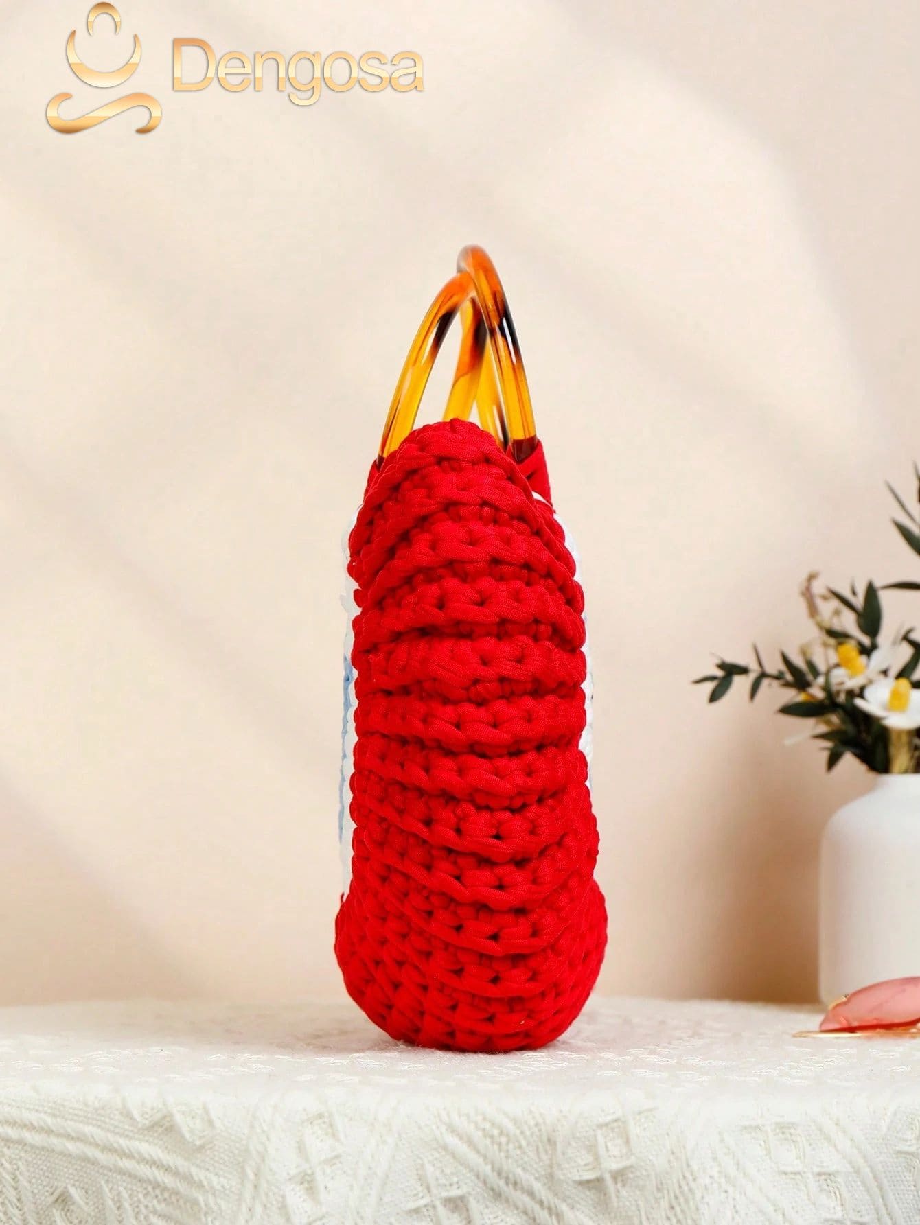 Bolsa de Crochê Olho Grego - 5 Cores e Design Exclusivo