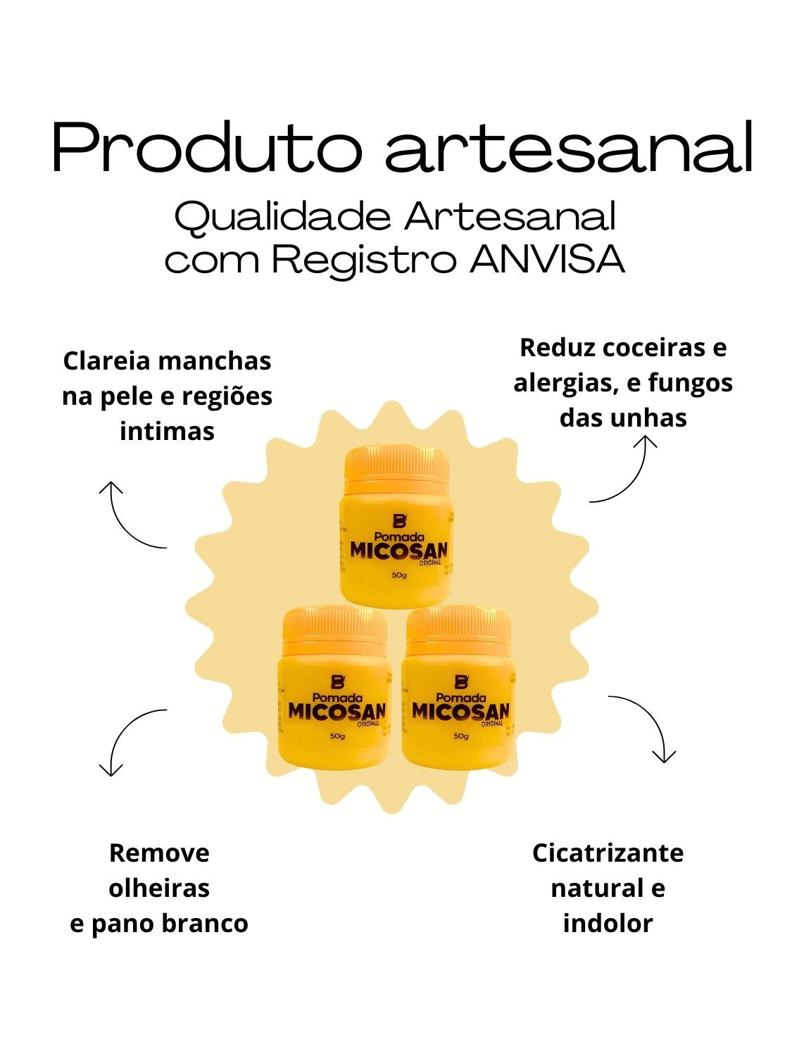 pomada clareadora - clareador artesanal