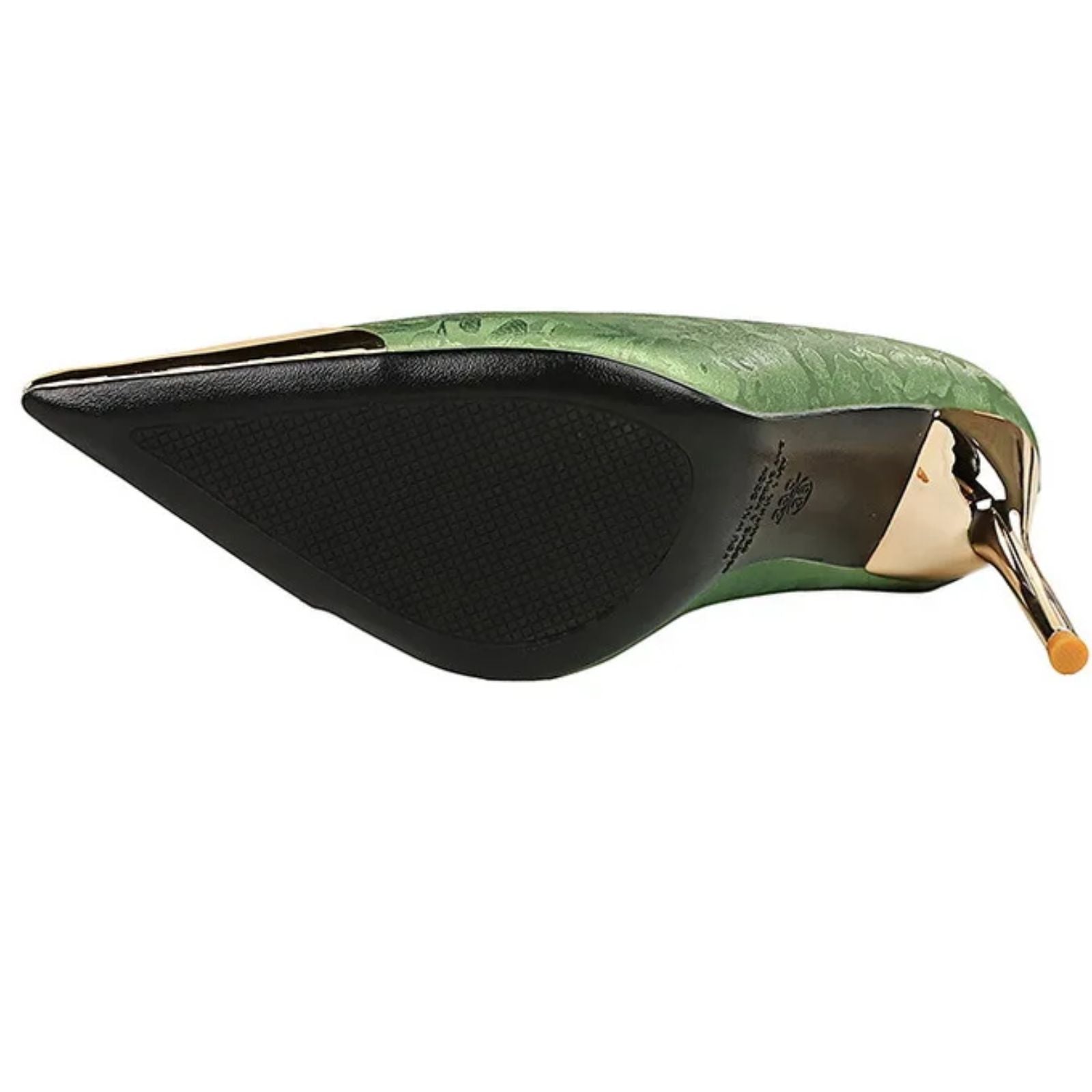 Scarpin ponta de metal