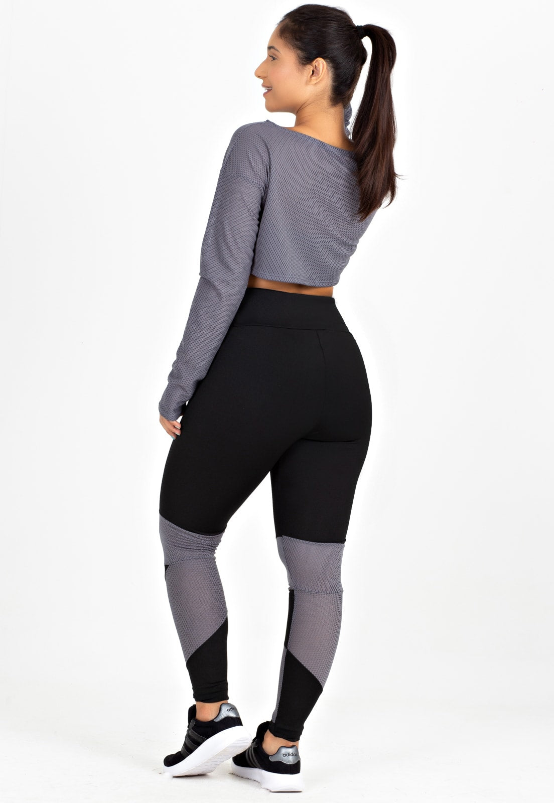 Conjunto Legging + Cropped com Telinha – Conforto e Estilo para Seus Treinos