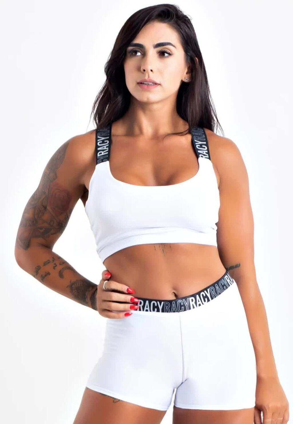conjunto short e cropped academia - Performance e Durabilidade no Seu Look Fitness