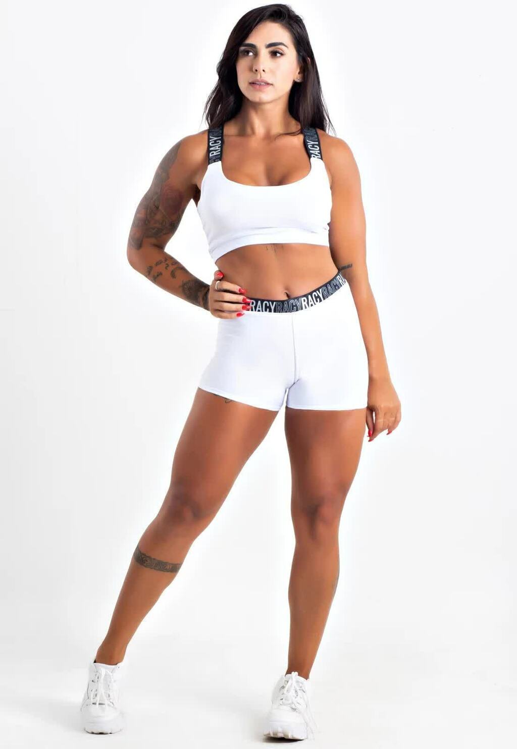 conjunto short e cropped academia - Performance e Durabilidade no Seu Look Fitness