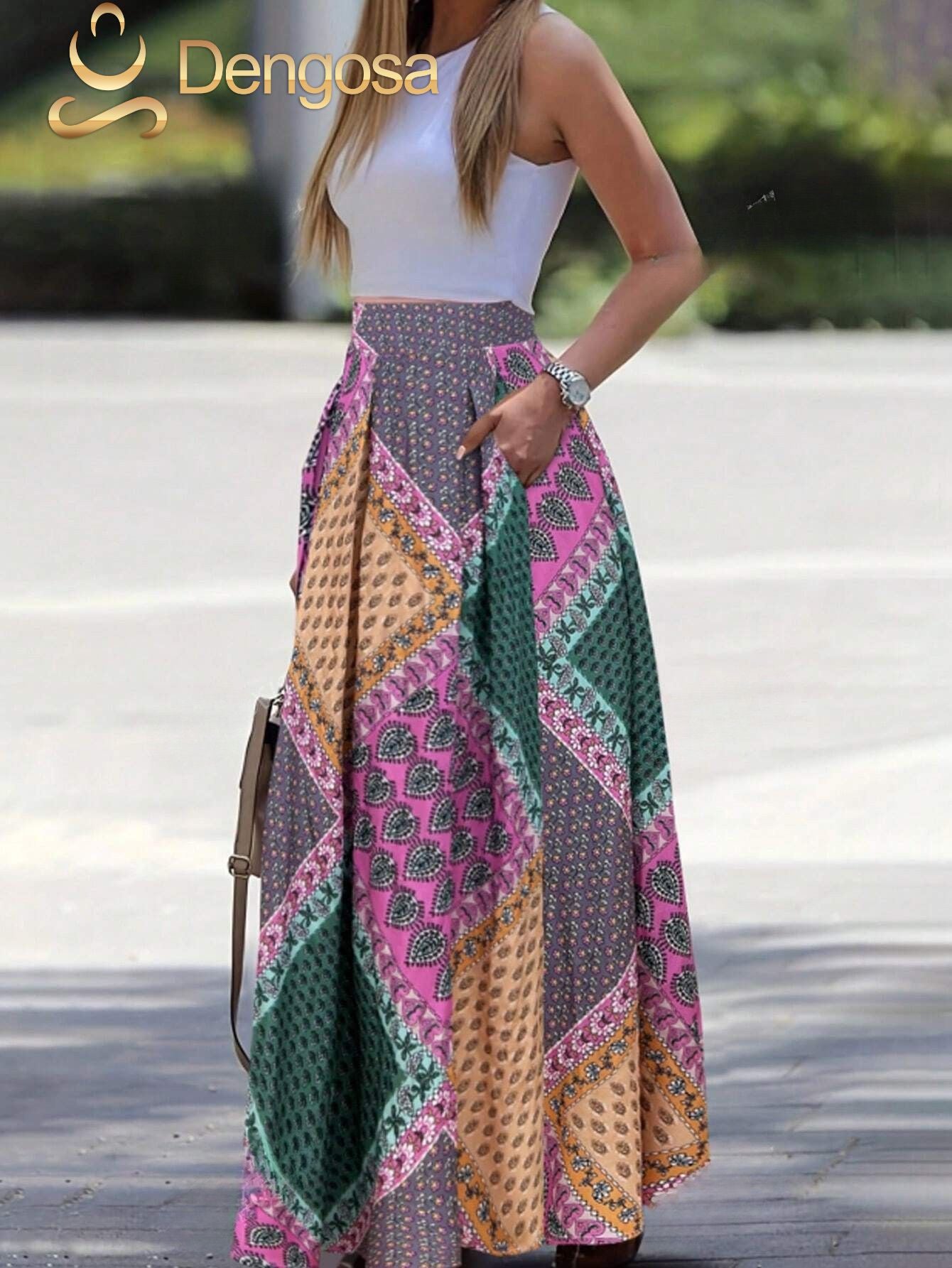 Saia Longa Boho | 3 Cores Exclusivas – Do P ao EG