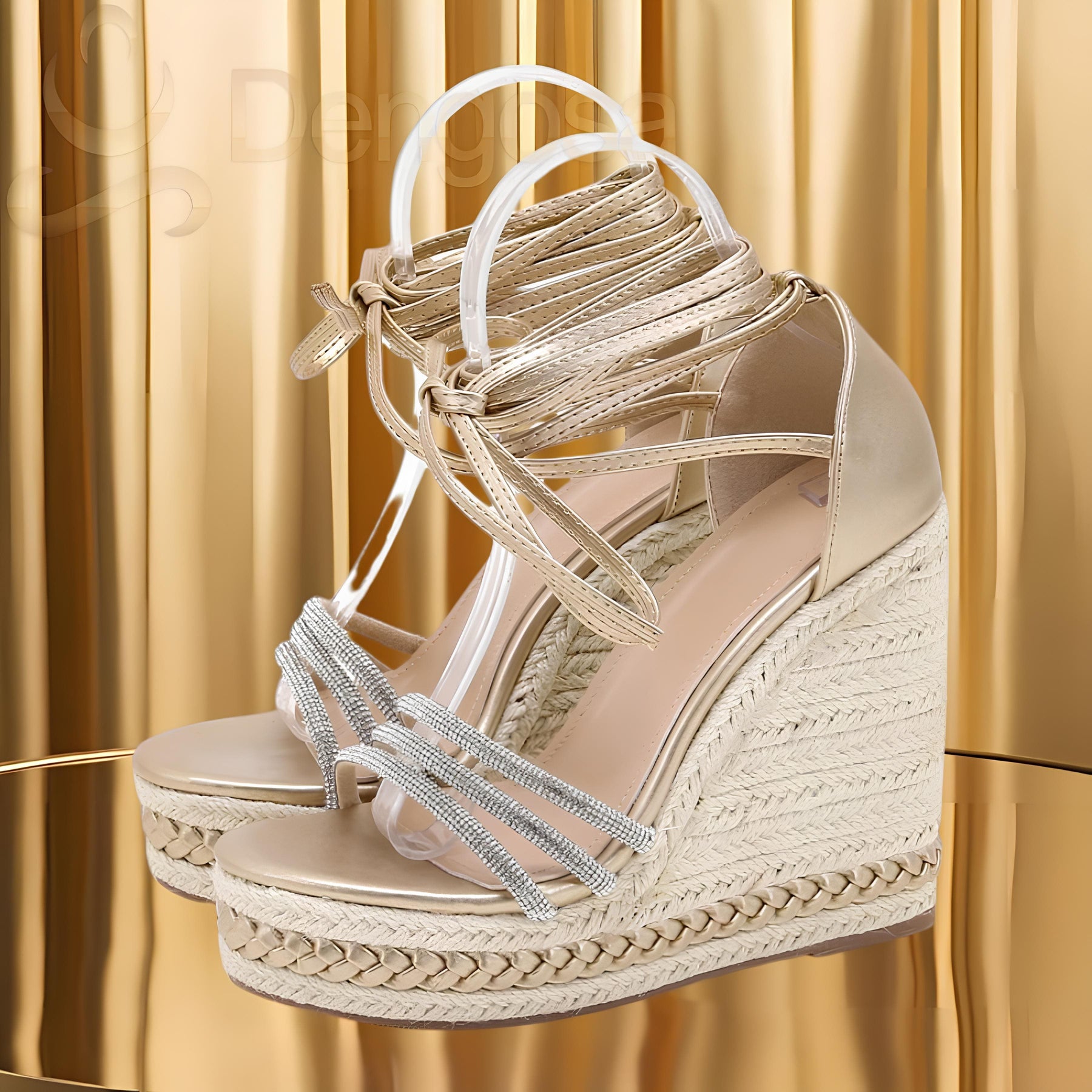 Sandália Gladiadora Feminina – 12 cm de Puro Estilo