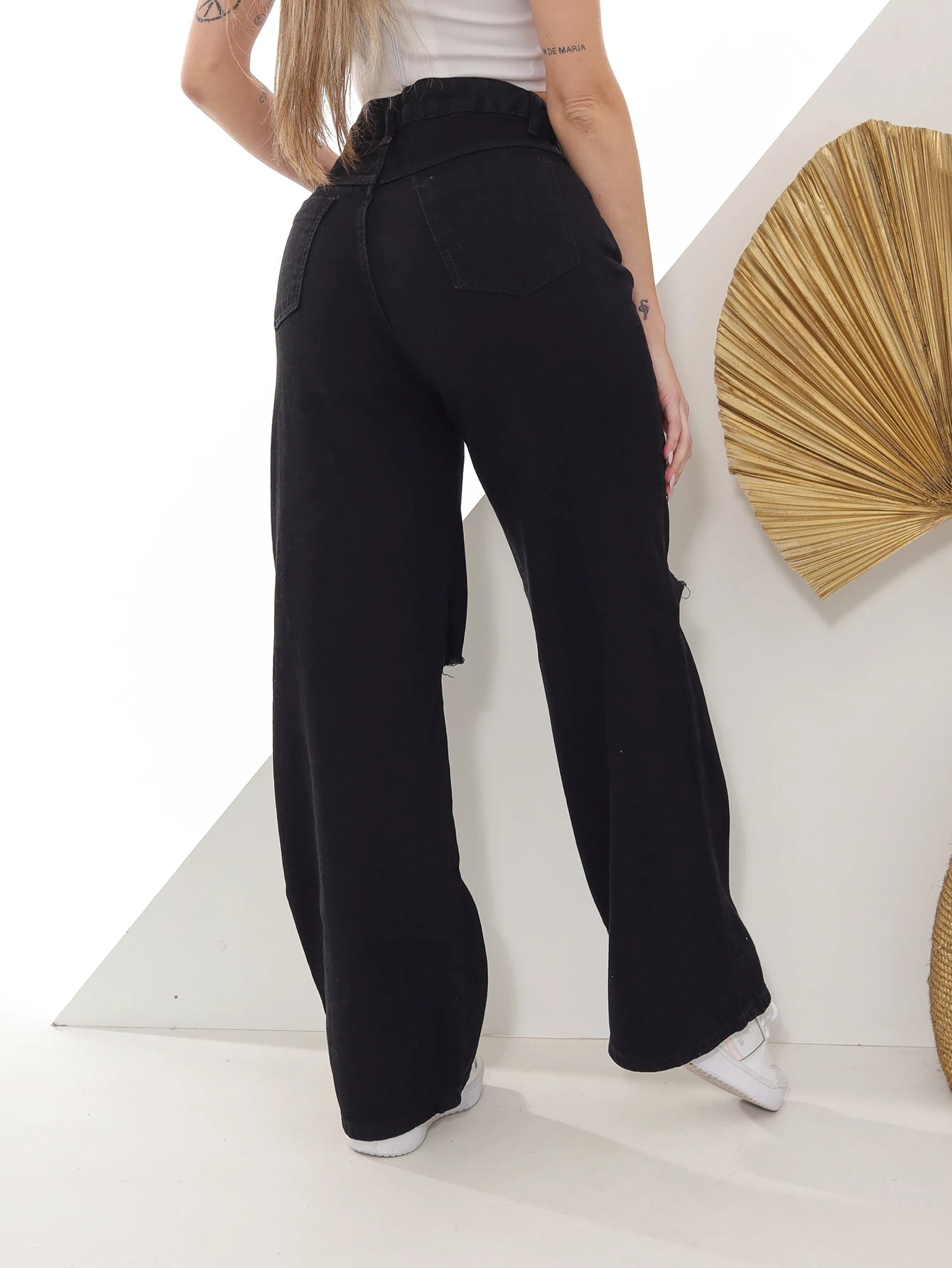 Calça Jeans Wide Leg