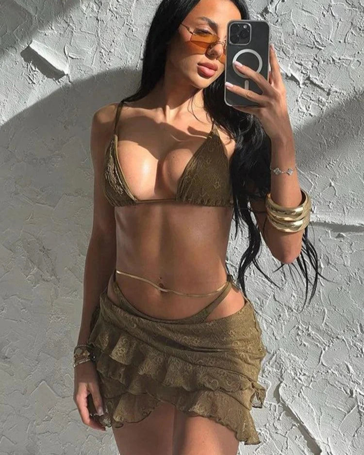 Biquíni feminino Dengosa de Verão: Compre e ganhe a saída curta de brinde!! 👙