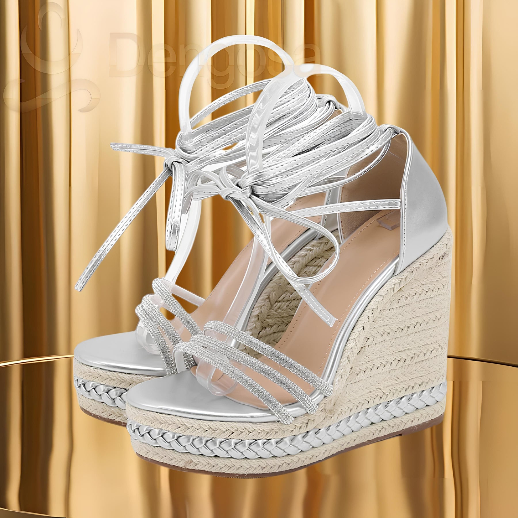 Sandália Gladiadora Feminina – 12 cm de Puro Estilo