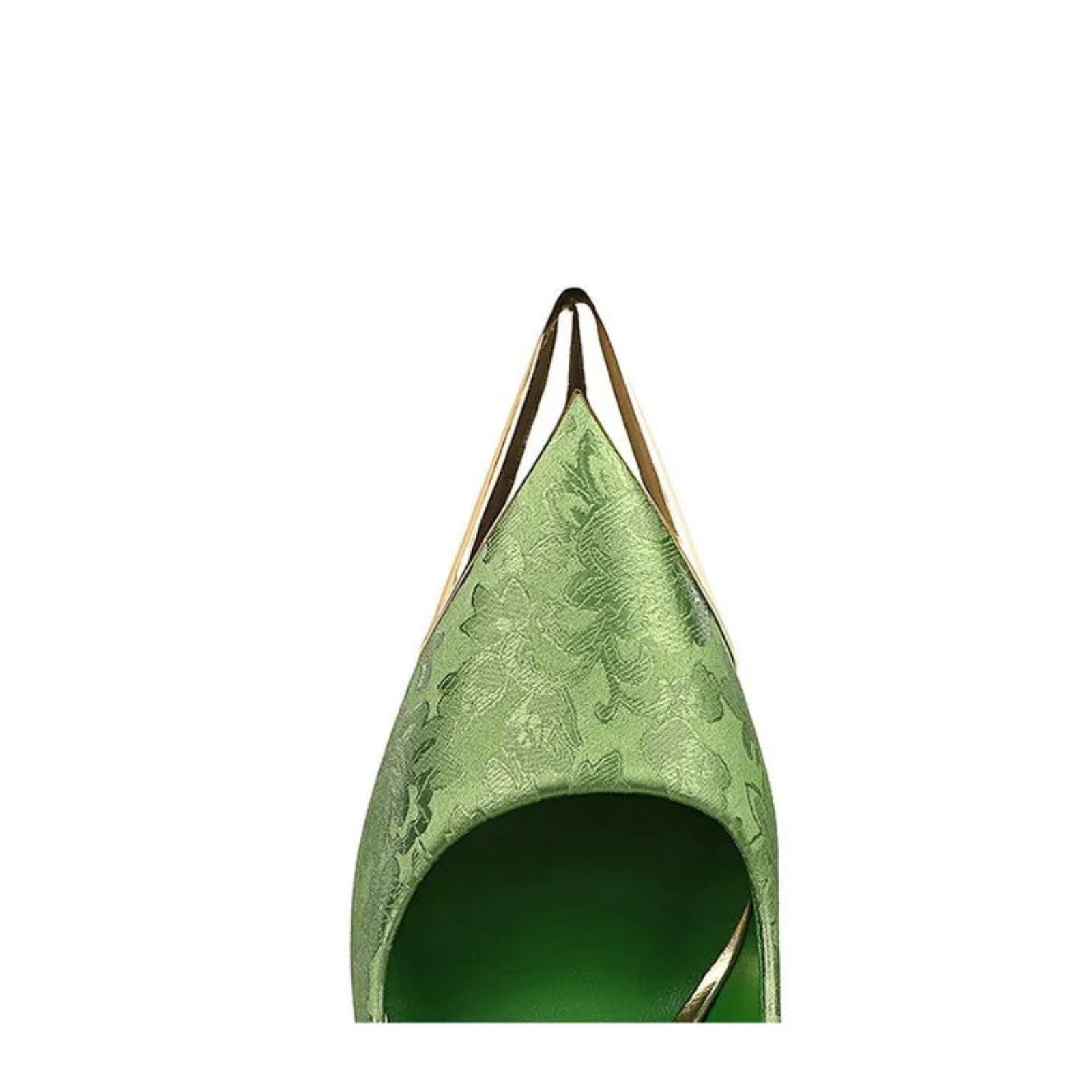 Scarpin ponta de metal