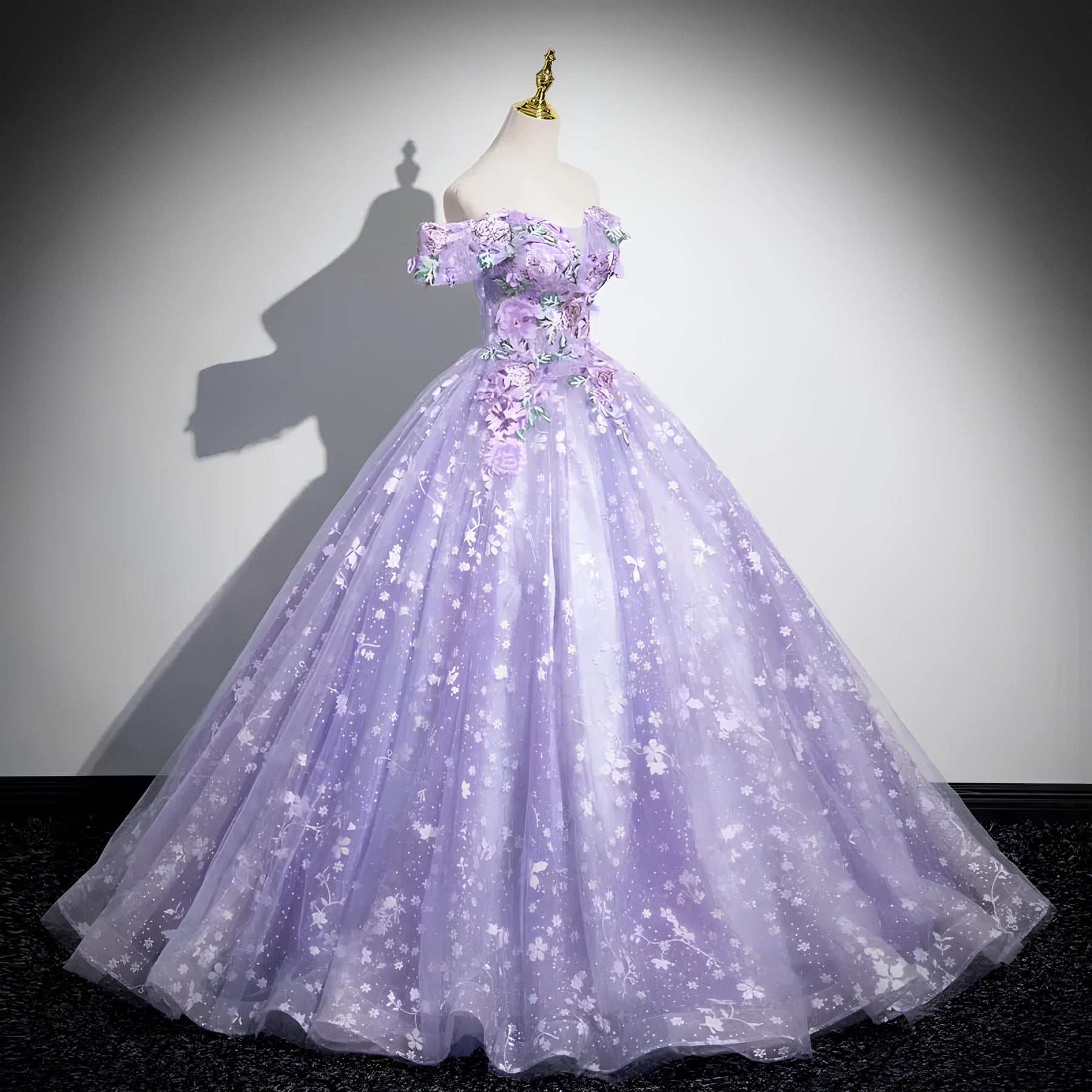 Vestido de Debutante Manga Longa | 4 Cores Sob Medida