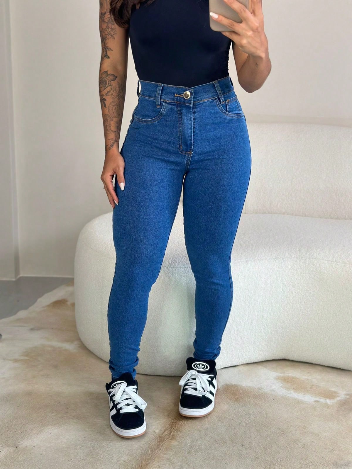 Calça Jeans Feminina Skinny | 6 Tamanhos e Conforto Absoluto