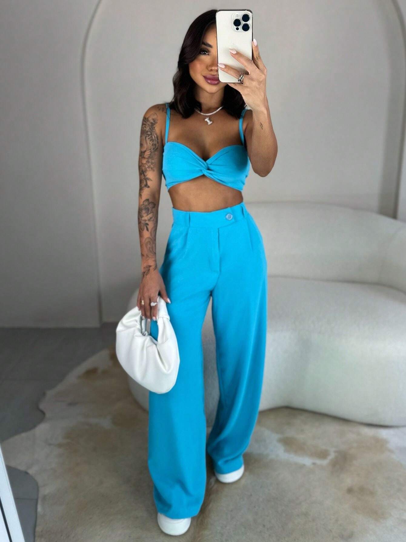 Conjunto Calça e Cropped – 3 Cores e Modelagem Perfeita!