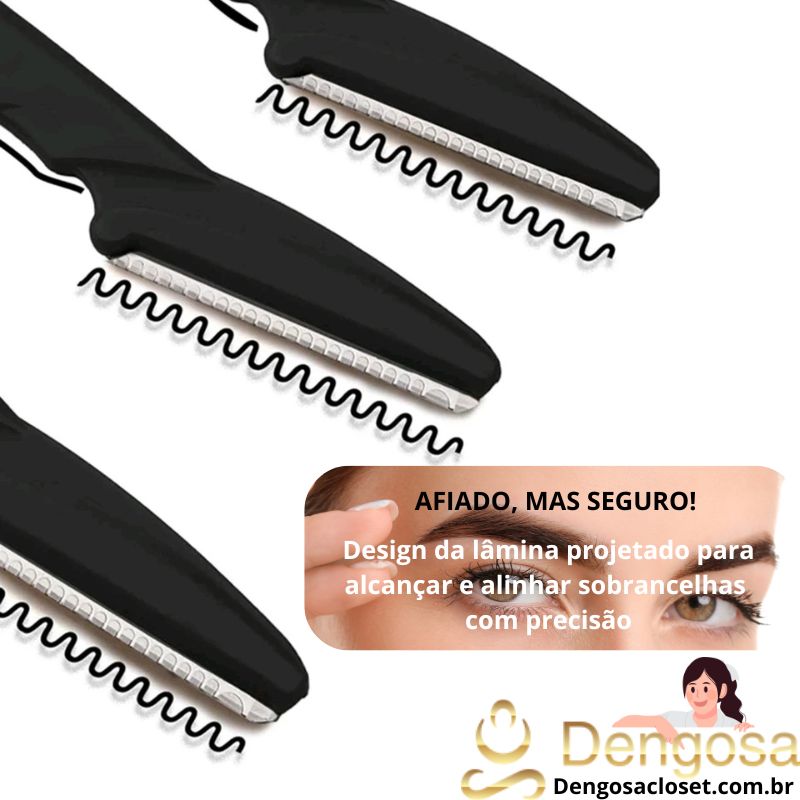 Navalha de Sobrancelha - Feitas por Profissionais, Para Profissionais! 🔹