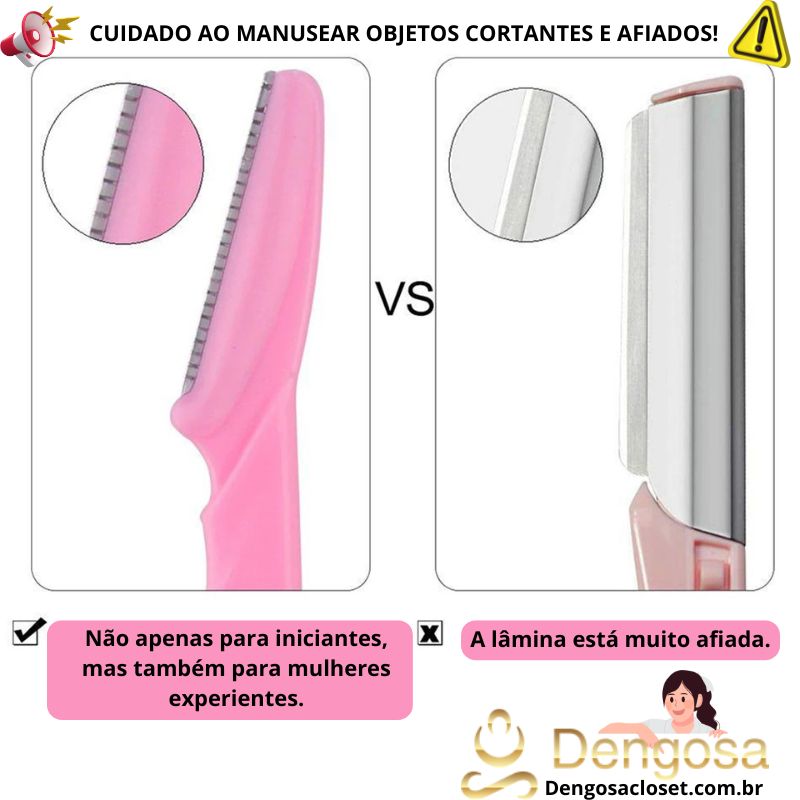 Navalha de Sobrancelha - Feitas por Profissionais, Para Profissionais! 🔹