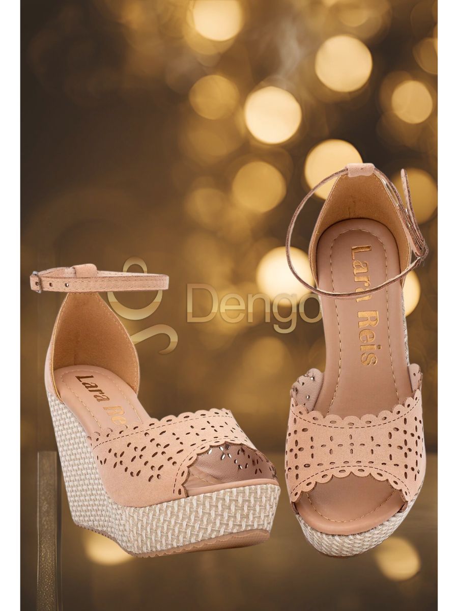 Salto alto plataforma feminino