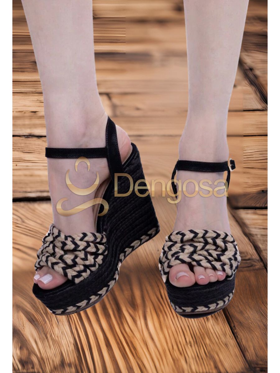 Salto feminino Trançado