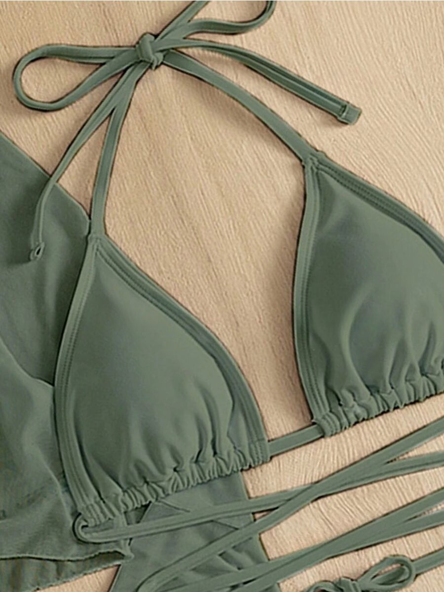 Conjunto Completo de Biquíni 4 em 1: O Look de Praia Perfeito