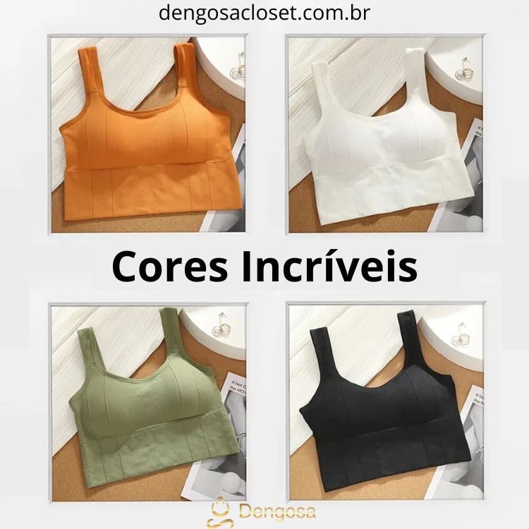 Sutiã Top Dengosa Confort Expect - Ideal para todas as mulheres!