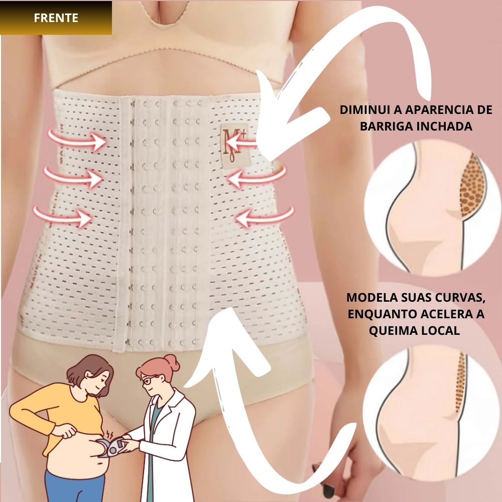 Cinta Modeladora Dengosa ThermoFit – de Alta Performance 🔥