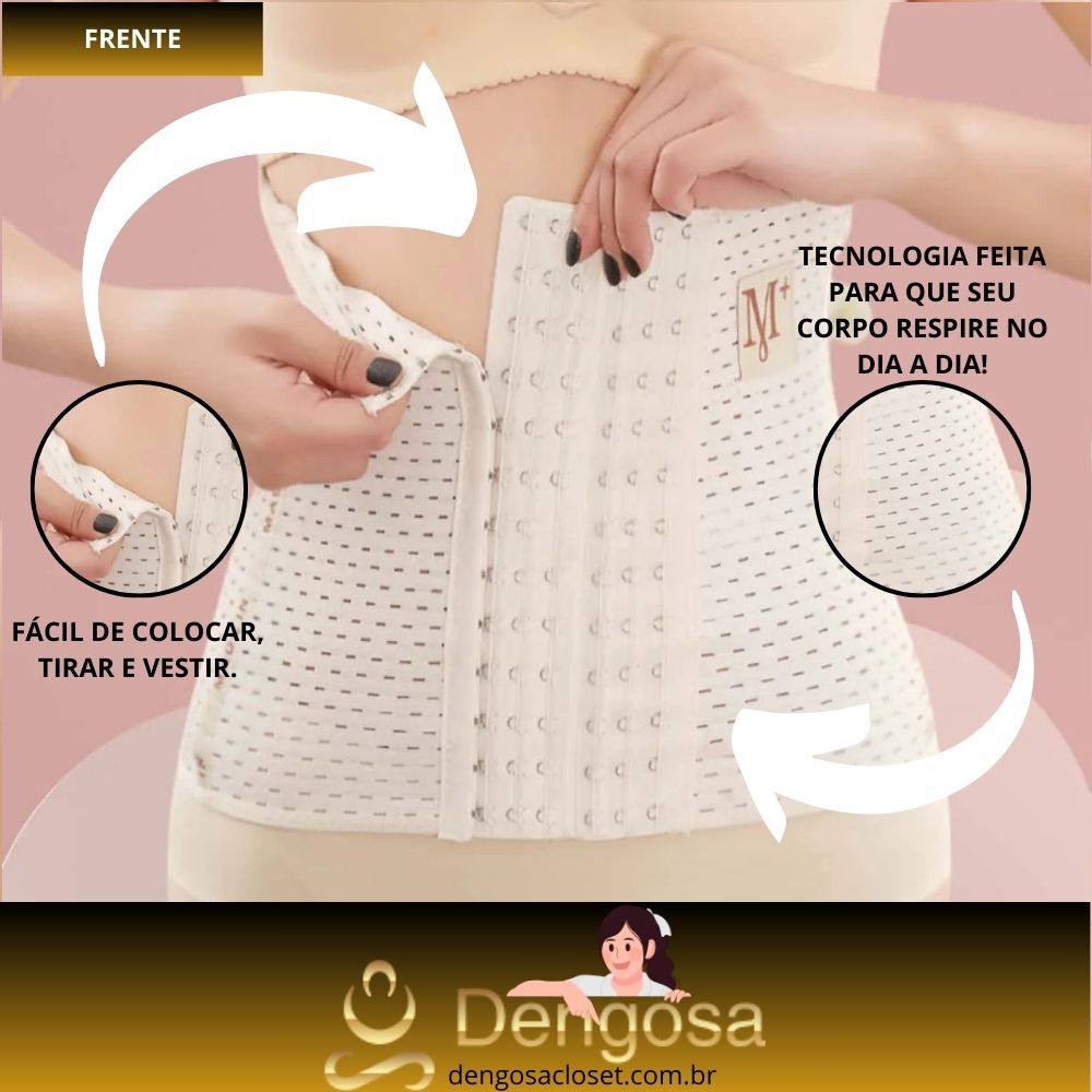 Cinta Modeladora Dengosa ThermoFit – de Alta Performance 🔥