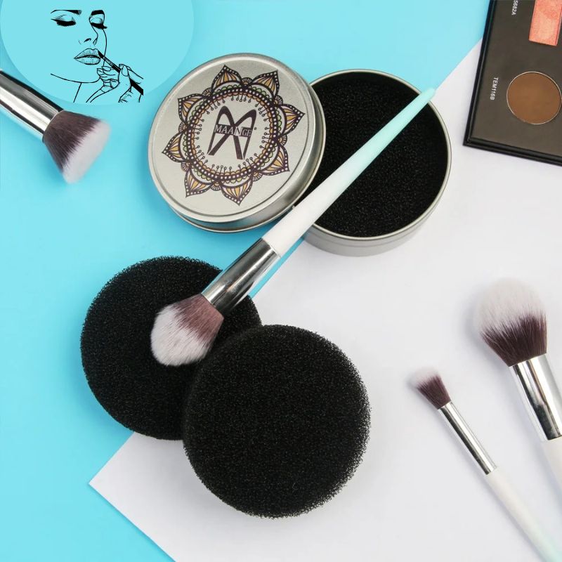 Esponja Limpeza Express para Pincéis: Cuide da Sua Beleza, Cuide dos Seus Pincéis! ✨
