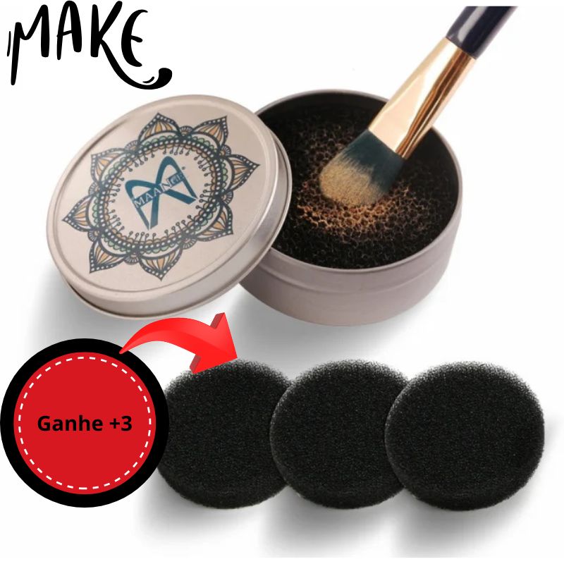 Esponja Limpeza Express para Pincéis: Cuide da Sua Beleza, Cuide dos Seus Pincéis! ✨