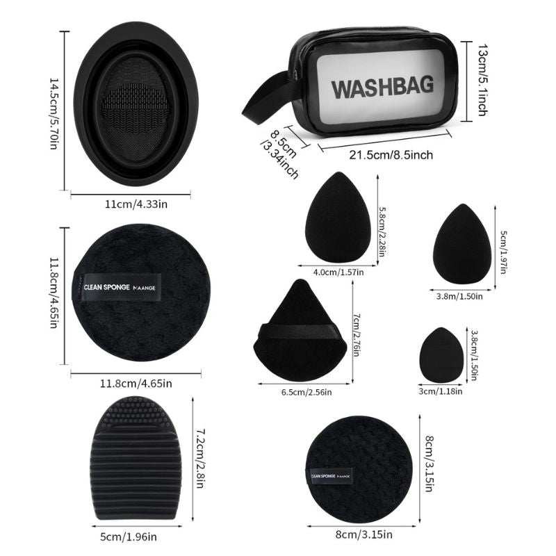 Kit de Maquiagem Dengosa Premium: Eleve sua Beleza! (49 peças)