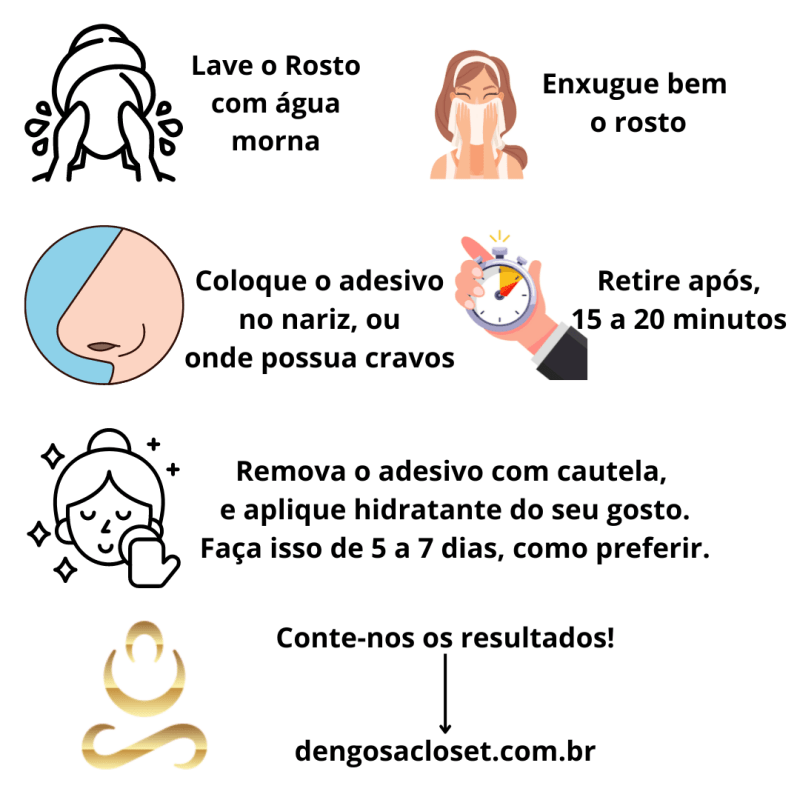 Diga Adeus aos Cravos com Nosso Adesivo Milagroso!