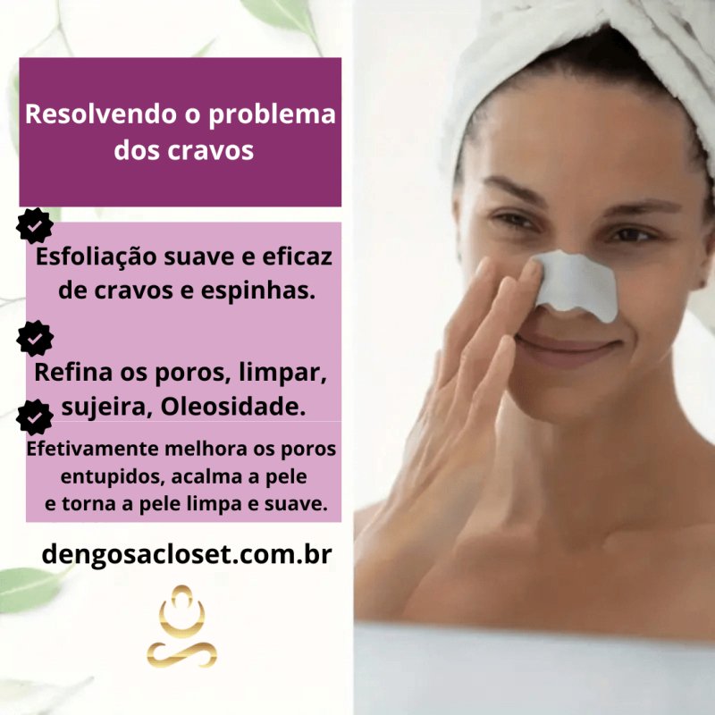 Diga Adeus aos Cravos com Nosso Adesivo Milagroso!