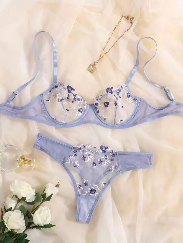 Conjunto Sedução Floral 🌹 - Para Despertar Sua Sensualidade! 🔥