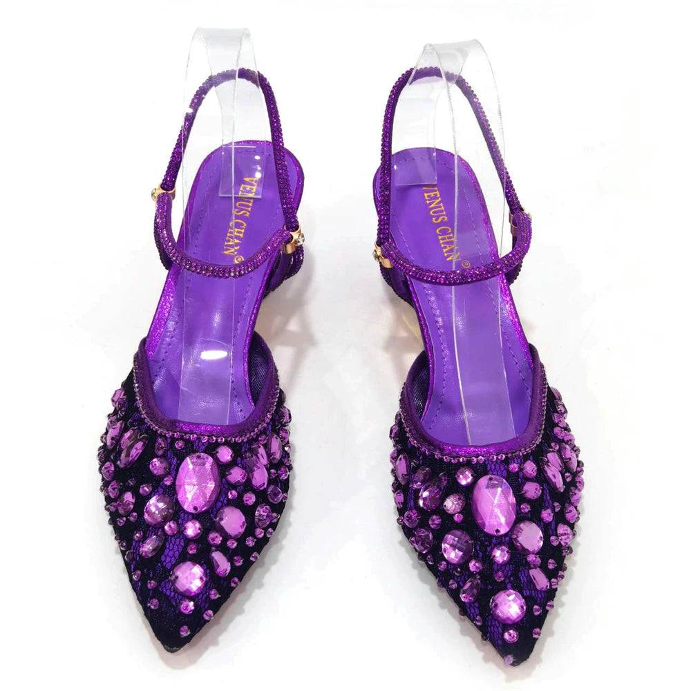 Sandália Estilo Scarpin Salto Quadrado Luxo | 7 Cores Exclusivas