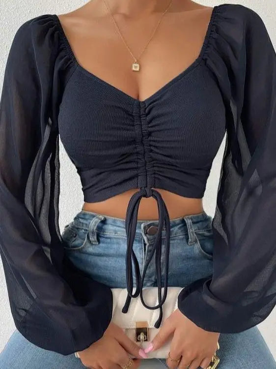 Cropped Manga Longa - Estilo e Conforto para Qualquer Ocasião