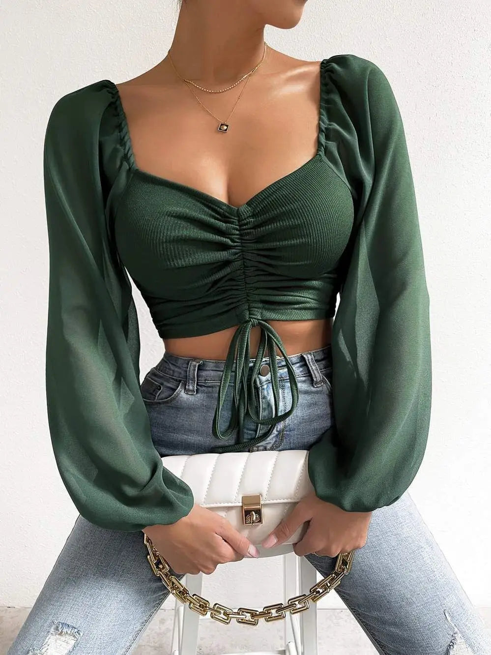 Cropped Manga Longa - Estilo e Conforto para Qualquer Ocasião