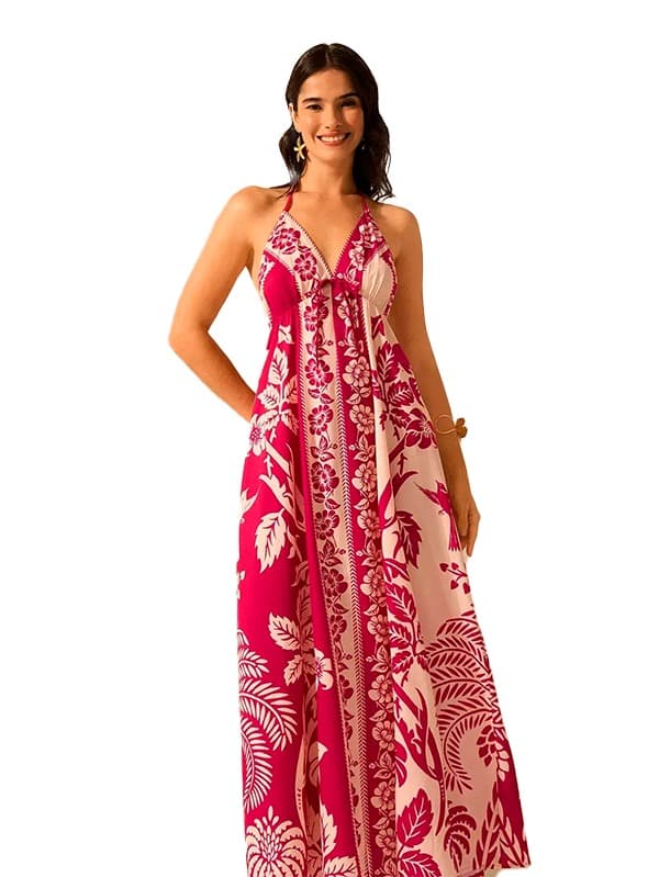 Vestido Longo Feminino Dengosa