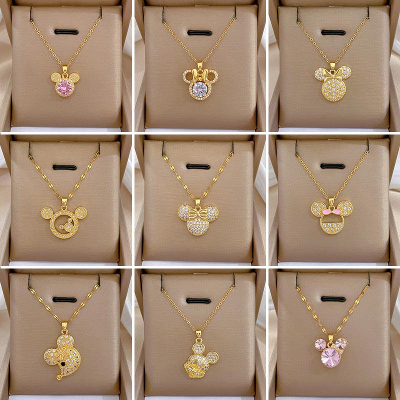 Colar Encanto Disney - Mickey e Minnie