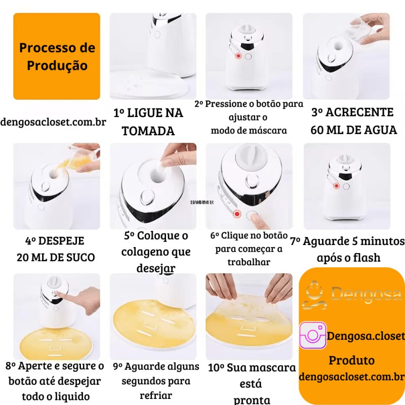 Máscara facial MaskPro Glam - Dengosa