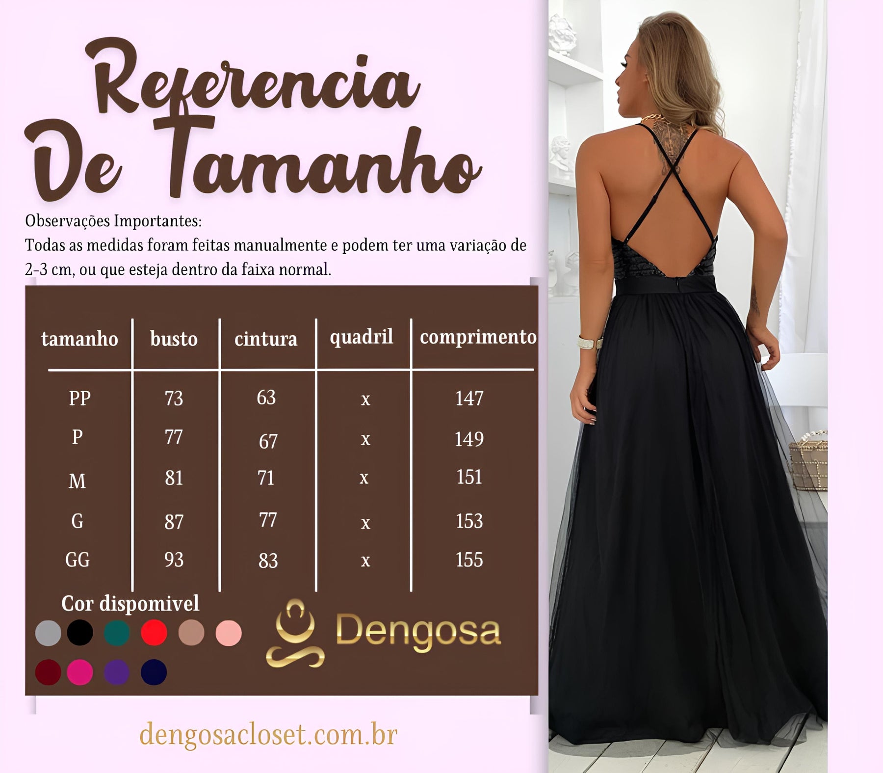 Vestido de Luxo Mulher Poderosa – Para Celebrar com Sofisticação