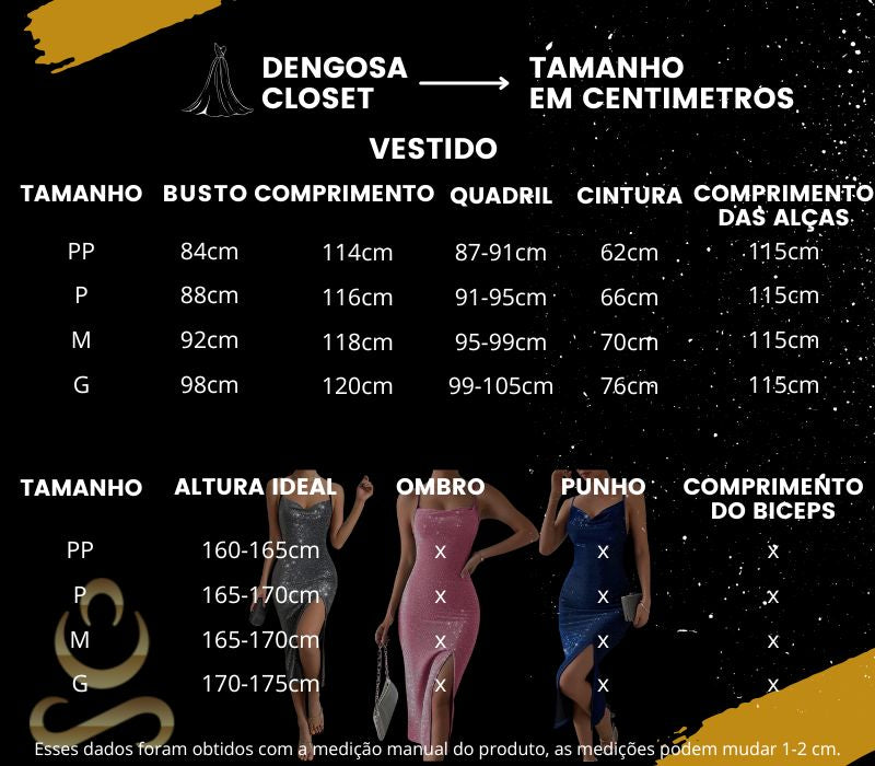 Vestido Galaxy Shine: Brilhe como Nunca, por Onde Passar!