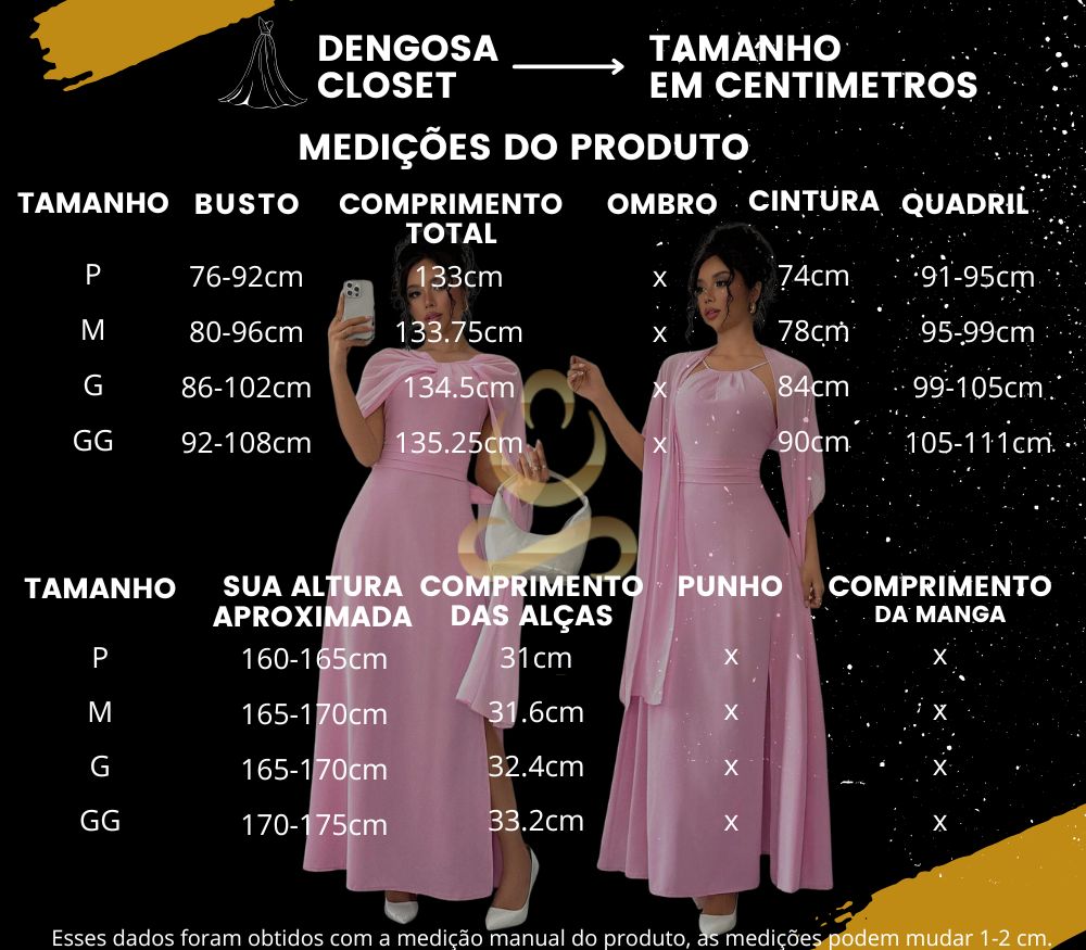 vestido de festa feminino