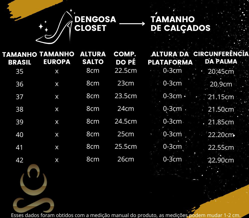 Salto Alto Gladiadora Dengosa Brasileira – Elegância e Poder em Cada Passo!