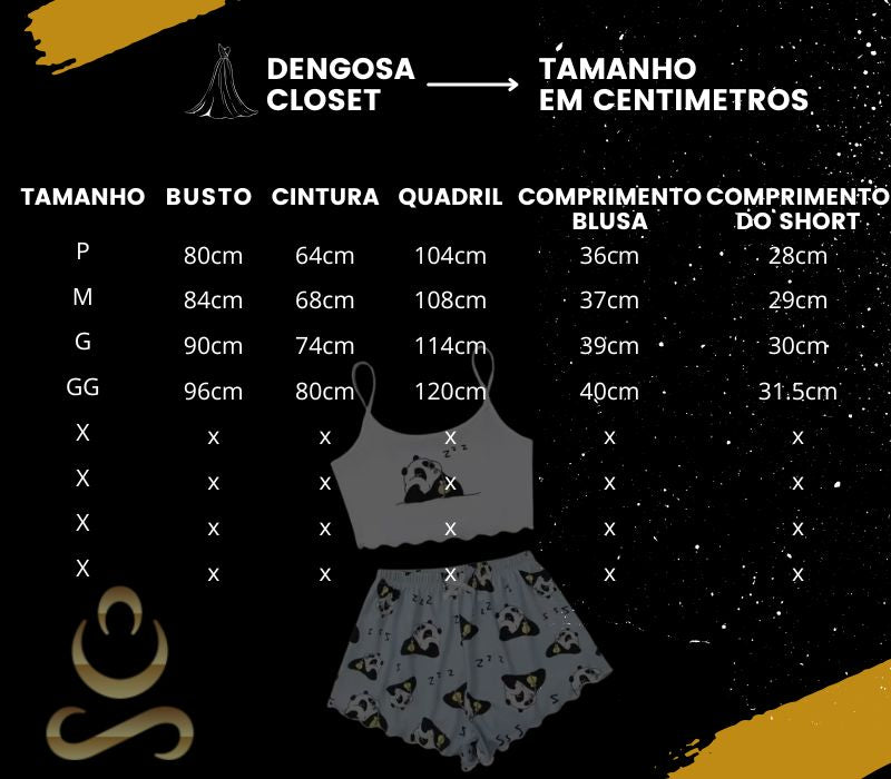 Conjunto Pijama Refresco Noturno