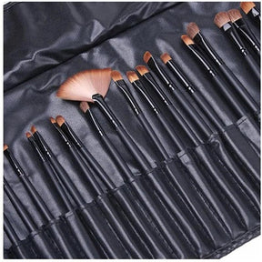 Kit 32 pincéis de maquiagem profissional + Bolsa de brinde