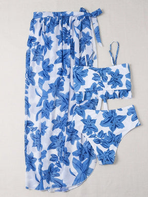 Biquíni Floral 3 Peças - A essência atual do verão