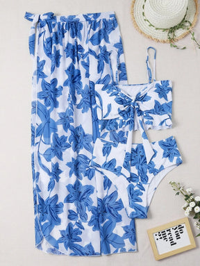 Biquíni Floral 3 Peças - A essência atual do verão