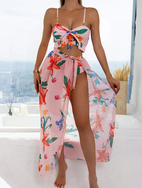 Biquíni Floral 3 Peças - A essência atual do verão