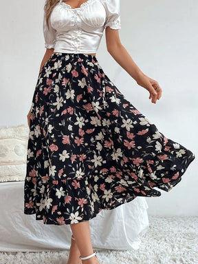 Saia boho Floral