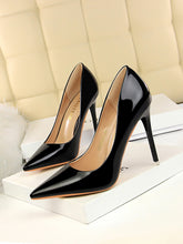 Scarpin de salto alto simples - Moda europeia e americana